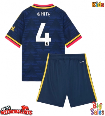 Arsenal Ben White #4 Replica Away Stadium Kit for Kids 2026-27 Short Sleeve (+ pants)